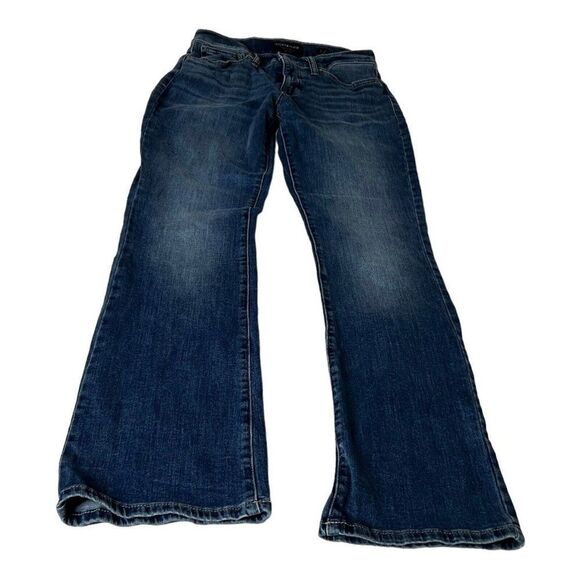 Lucky Brand Denim Jeans Women's Size 4/27 Regular Boot Cut Dark Blue Wash - Picture 1 of 7